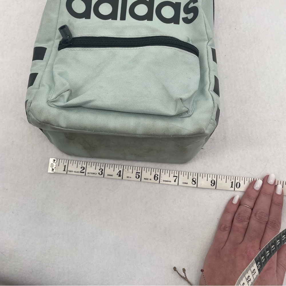 ADIDAS Mint Green/Black Logo insulated Lunch Bag tote - Picture 10 of 11